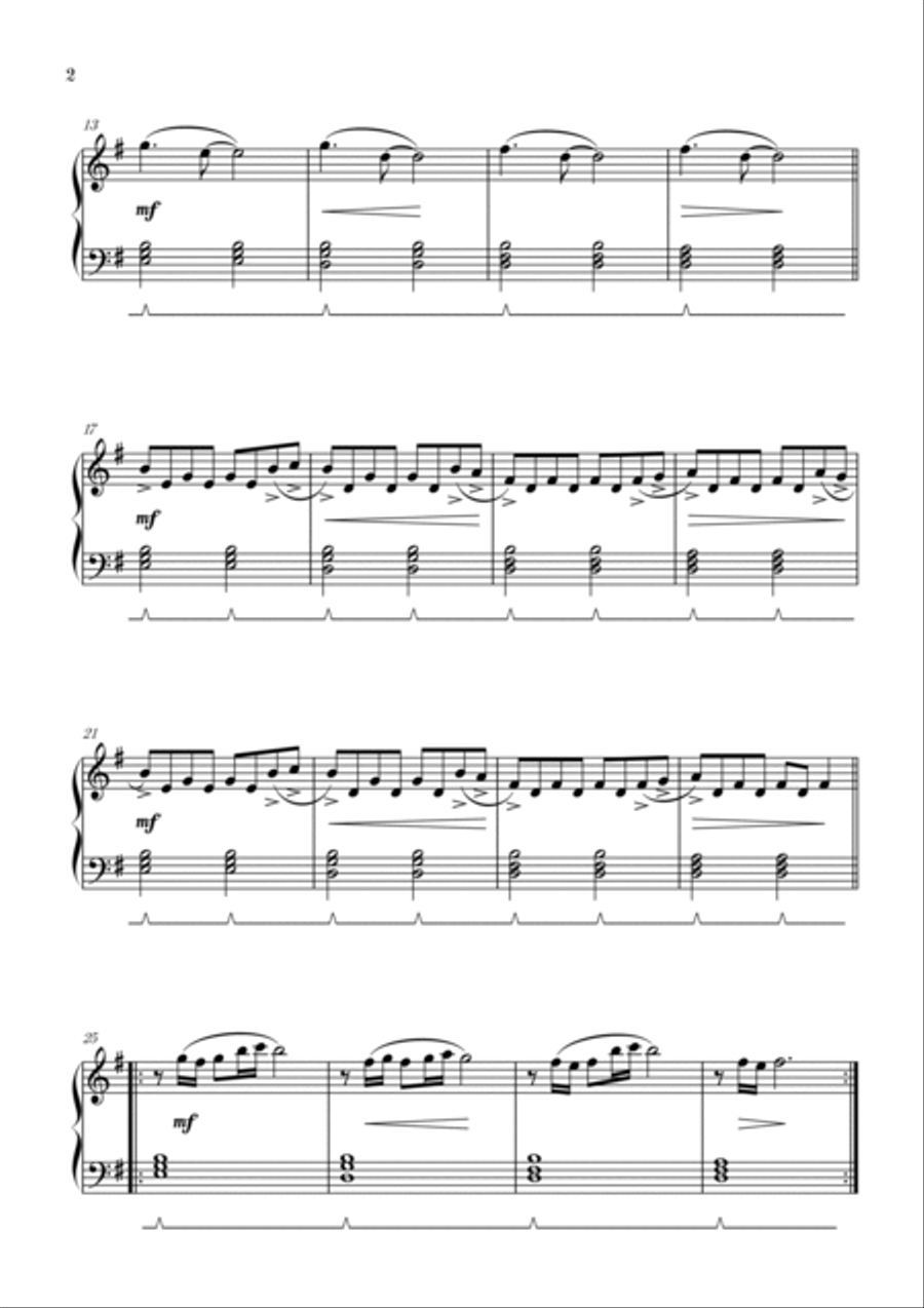 Comptine D'un Autre Été: L'après-midi Piano Solo scores gallery preview page 2