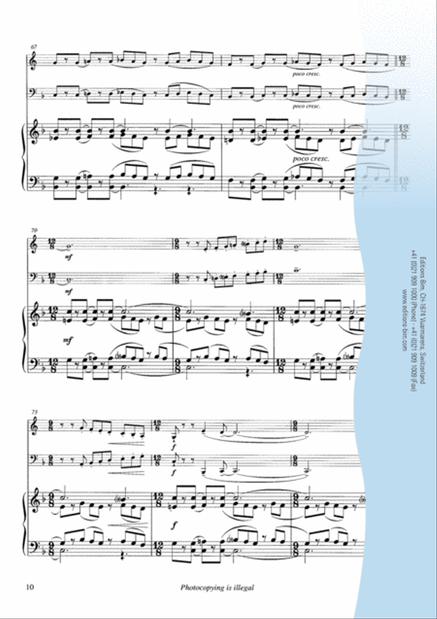 Dance of the Ocean Breeze Horn scores gallery preview page 9
