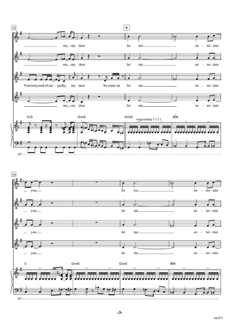 Let Me Entertain You SSAA scores gallery preview page 3