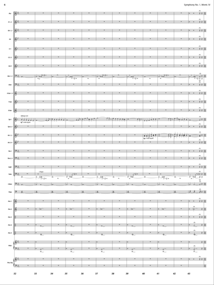 New Day Rising (Symphony 1, New Day Rising, Mvt. IV) Concert Band scores gallery preview page 5
