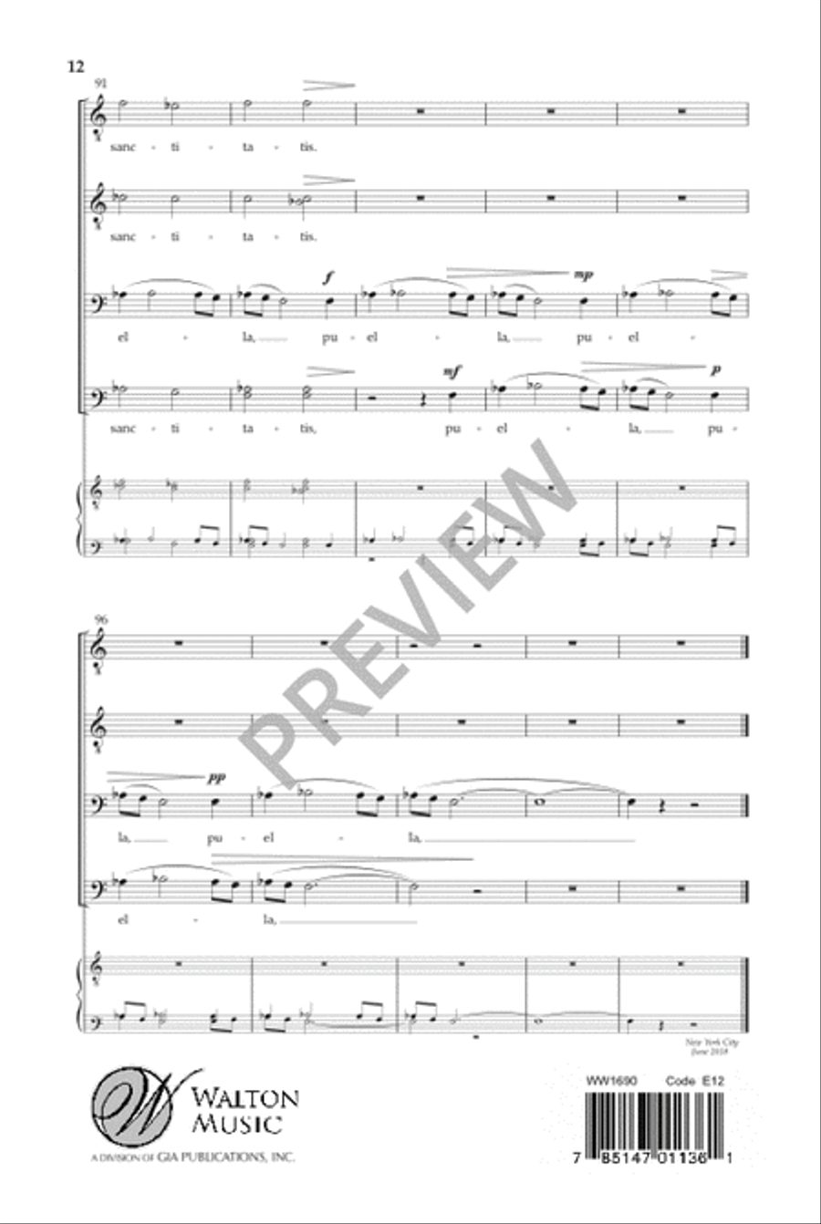 Ave Generosa (TTBB) Ave Generosa (TTBB) TTBB scores gallery preview page 13