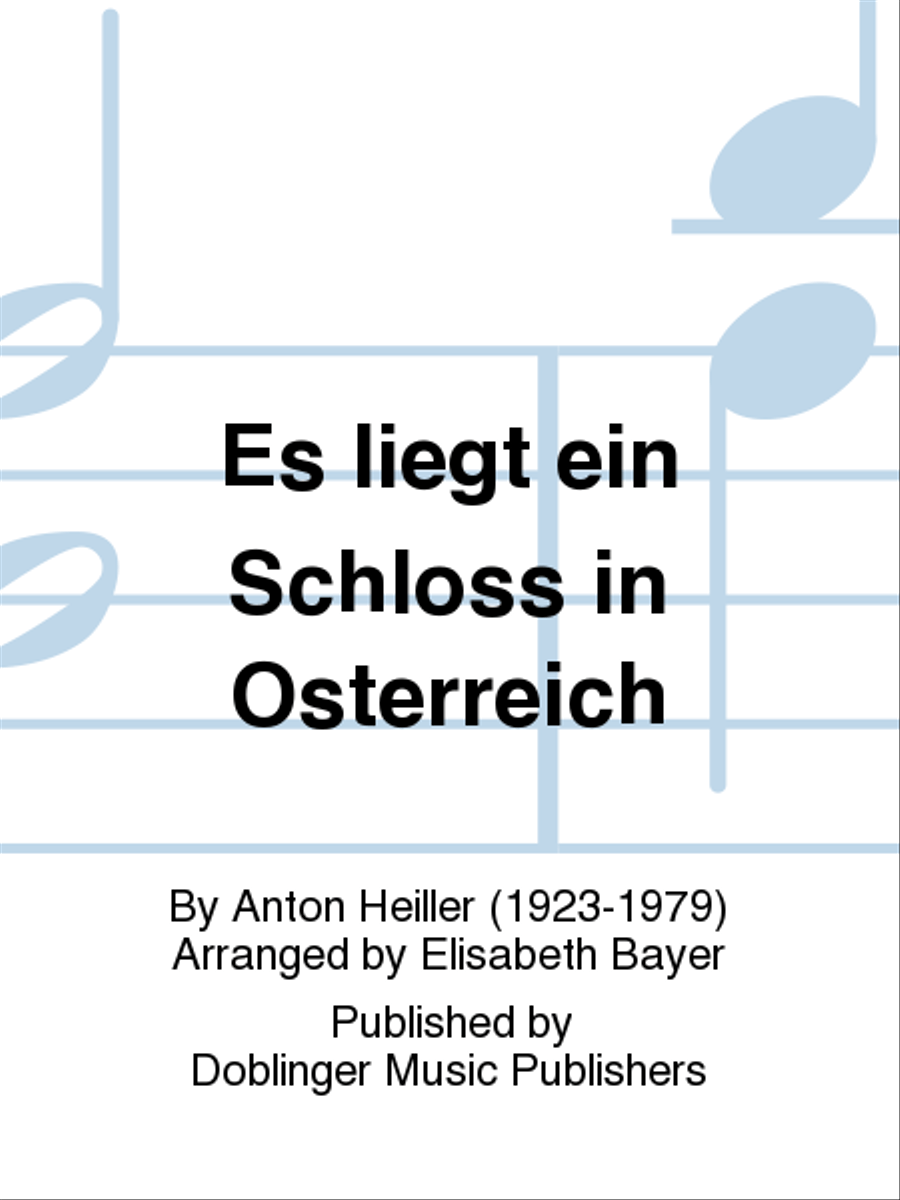 Es liegt ein Schloss in Osterreich Guitar Ensemble scores gallery preview page 1
