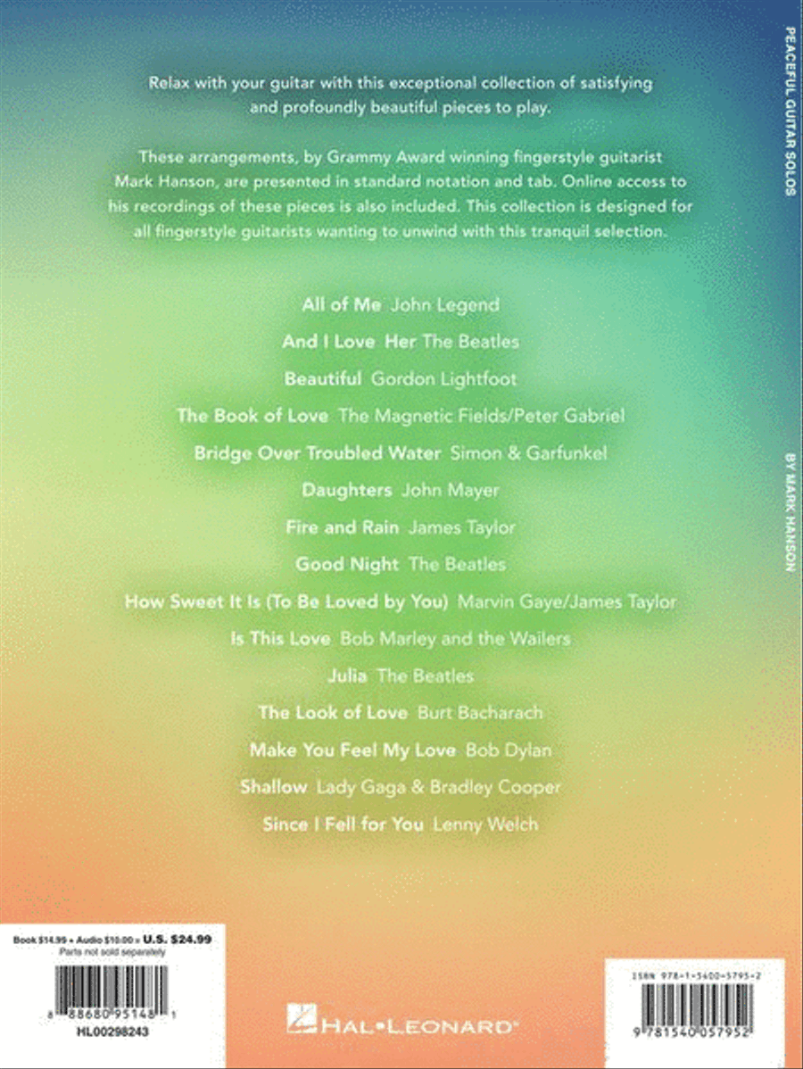Peaceful Guitar Solos Peaceful Guitar Solos Electric Guitar scores gallery preview page 8
