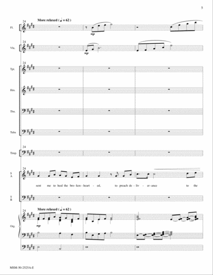 The Spirit of the Lord Choir scores gallery preview page 5