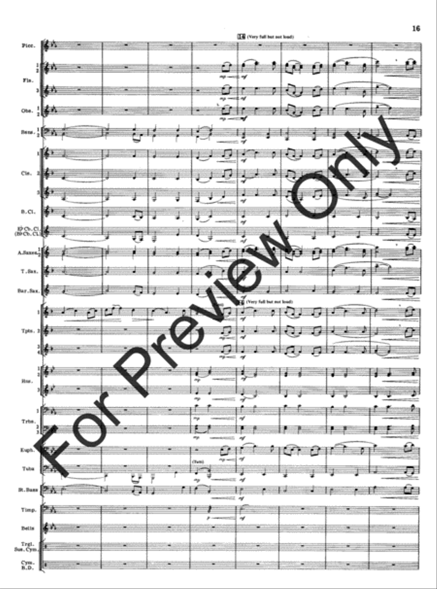 Appalachian Overture (Score) Concert Band scores gallery preview page 18