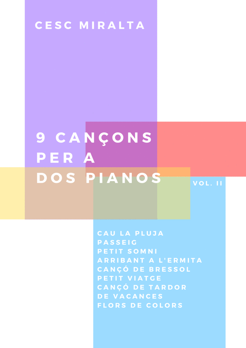 9 Cançons per a Dos Pianos
