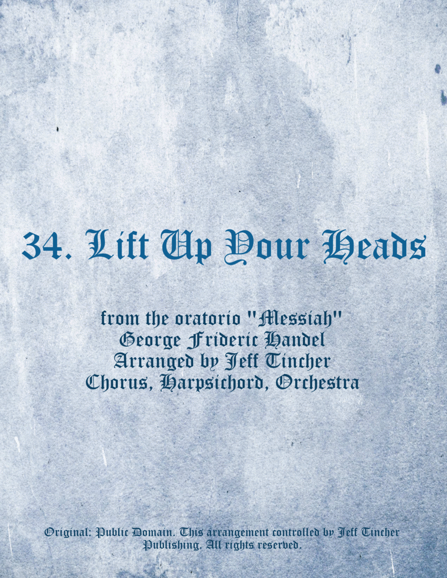 34. Lift Up Your Heads Choir scores gallery preview page 1