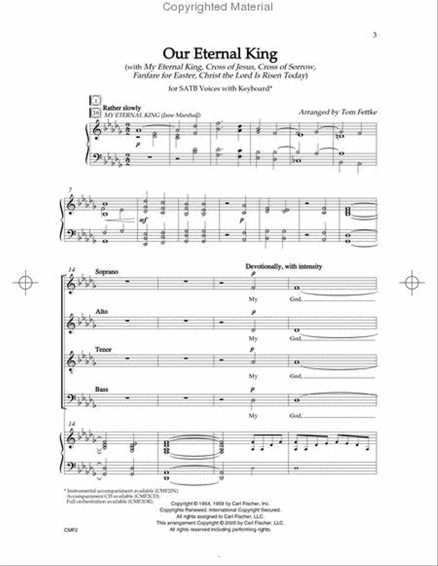 Our Eternal King Accompaniment CD scores gallery preview page 2