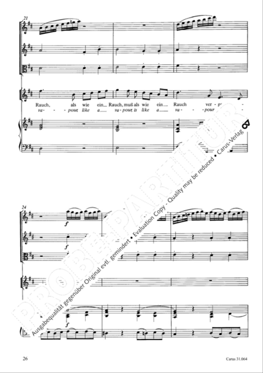 See now, what kind of love (Sehet, welch eine Liebe hat uns der Vater erzeiget) 4-Part scores gallery preview page 27