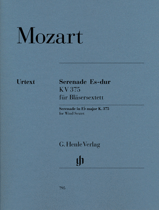 Book cover for Serenade in E-flat Major, K. 375