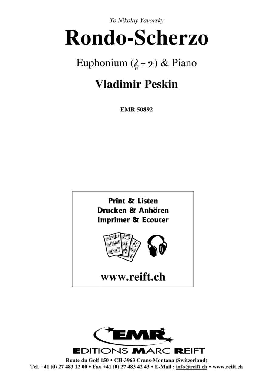 Rondo-Scherzo Euphonium scores gallery preview page 1