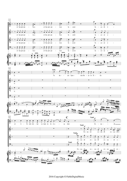 Mozart - Requiem in D minor, K.626 for （piano&choir）