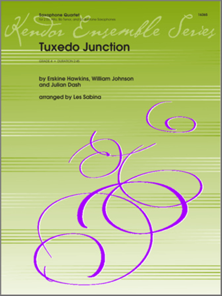 Tuxedo Junction Saxophone Quartet scores gallery preview page 1