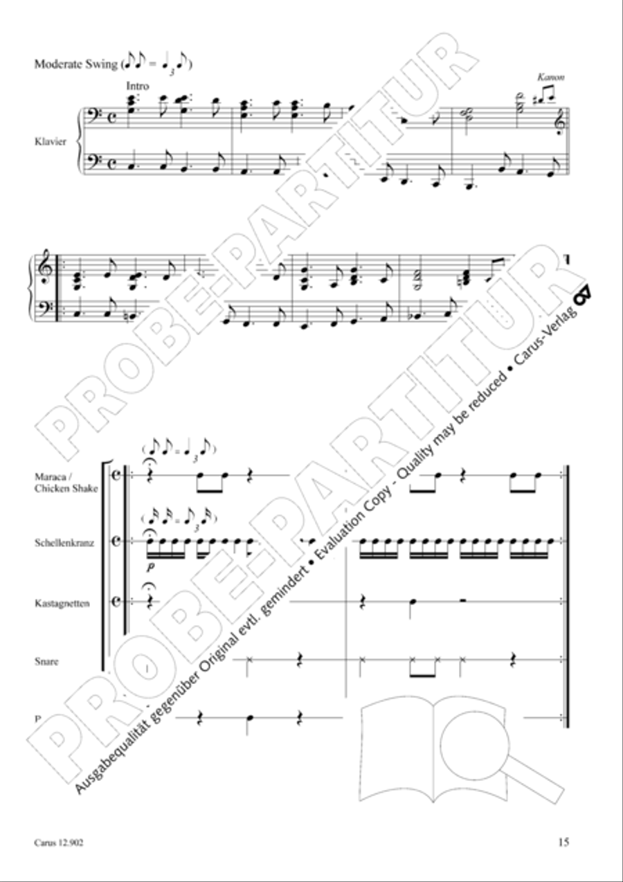 Gute-Laune-Kanons 4-Part scores gallery preview page 16