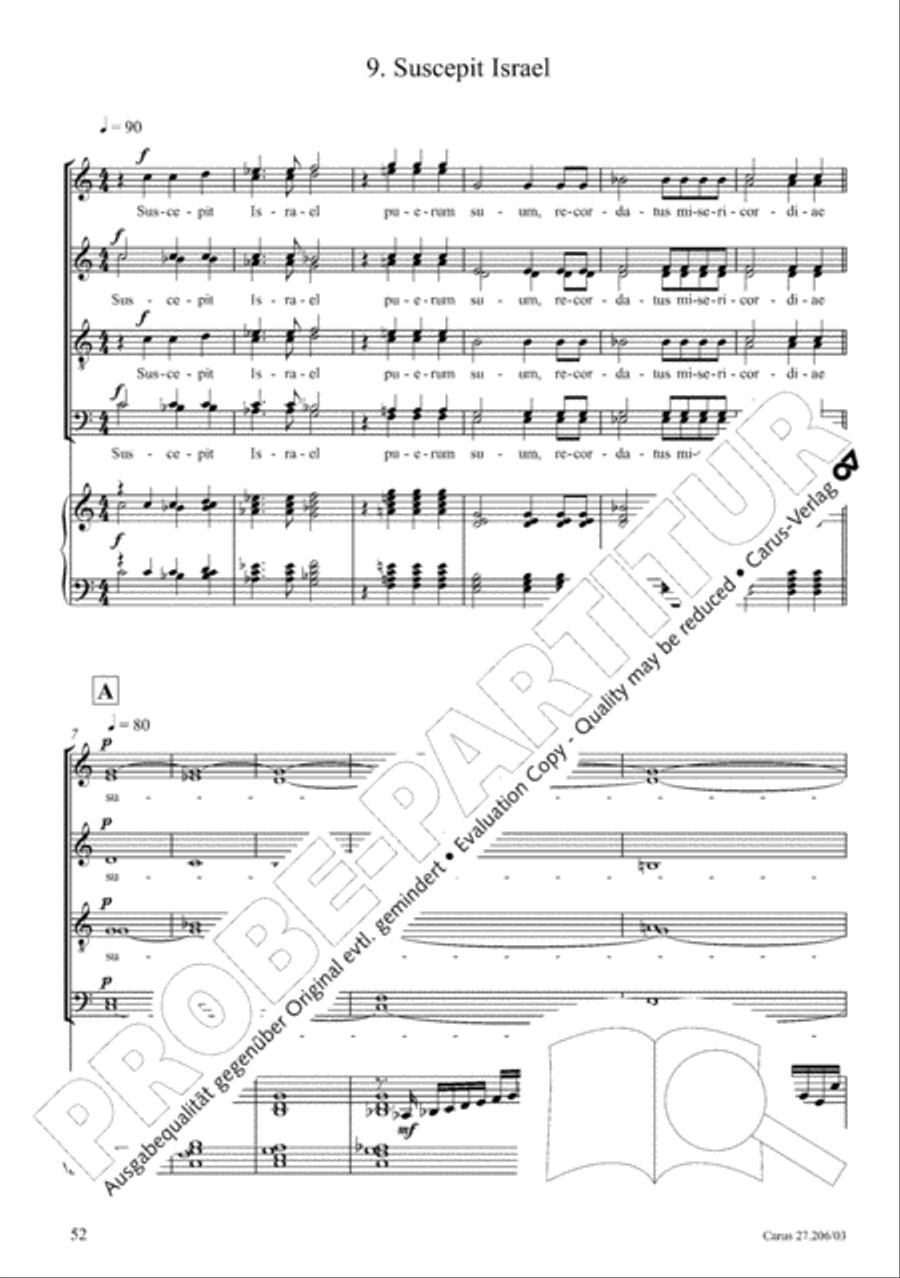 Magnificat 4-Part scores gallery preview page 53
