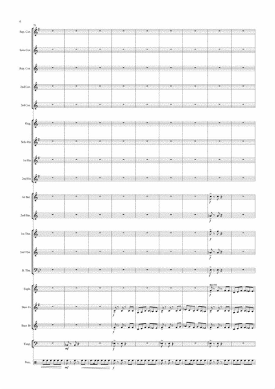 The Kerry Dance - Tenor Horn Solo The Kerry Dance - Tenor Horn Solo Brass Ensemble scores gallery preview page 6