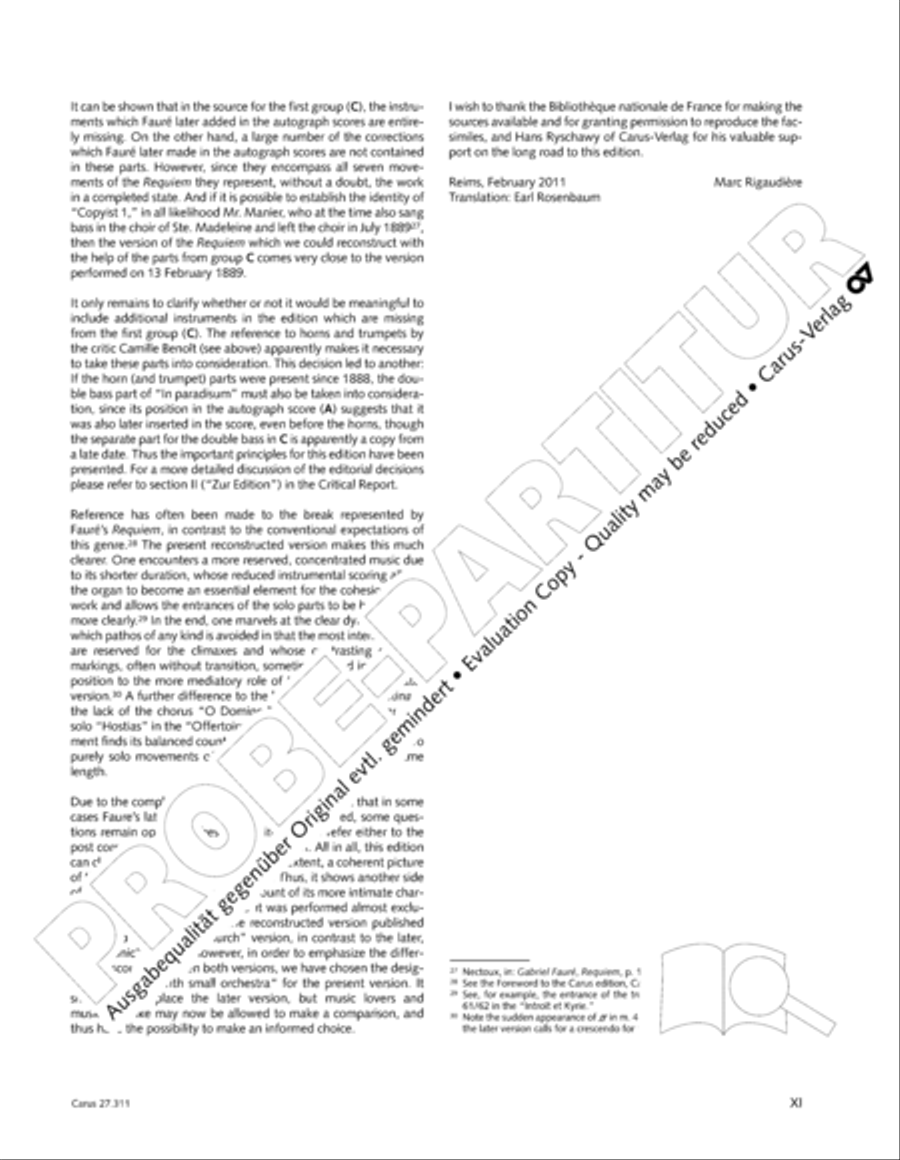 Requiem - church version (Requiem. Fassung mit kleinem Orchester) 4-Part scores gallery preview page 13