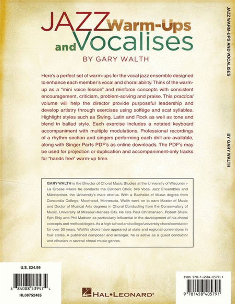 Jazz Warm-ups and Vocalises Vocal Jazz Ensemble scores gallery preview page 7