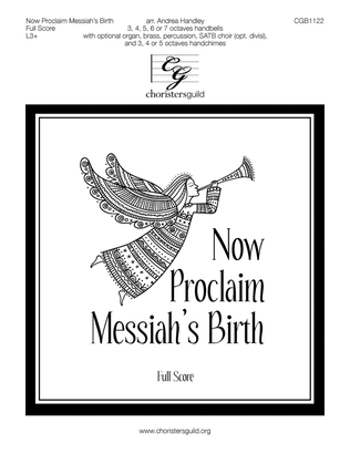 Book cover for Now Proclaim Messiah's Birth - Full Score