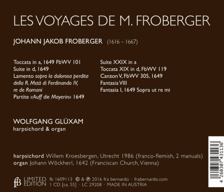 Les Voyages de M. Froberger