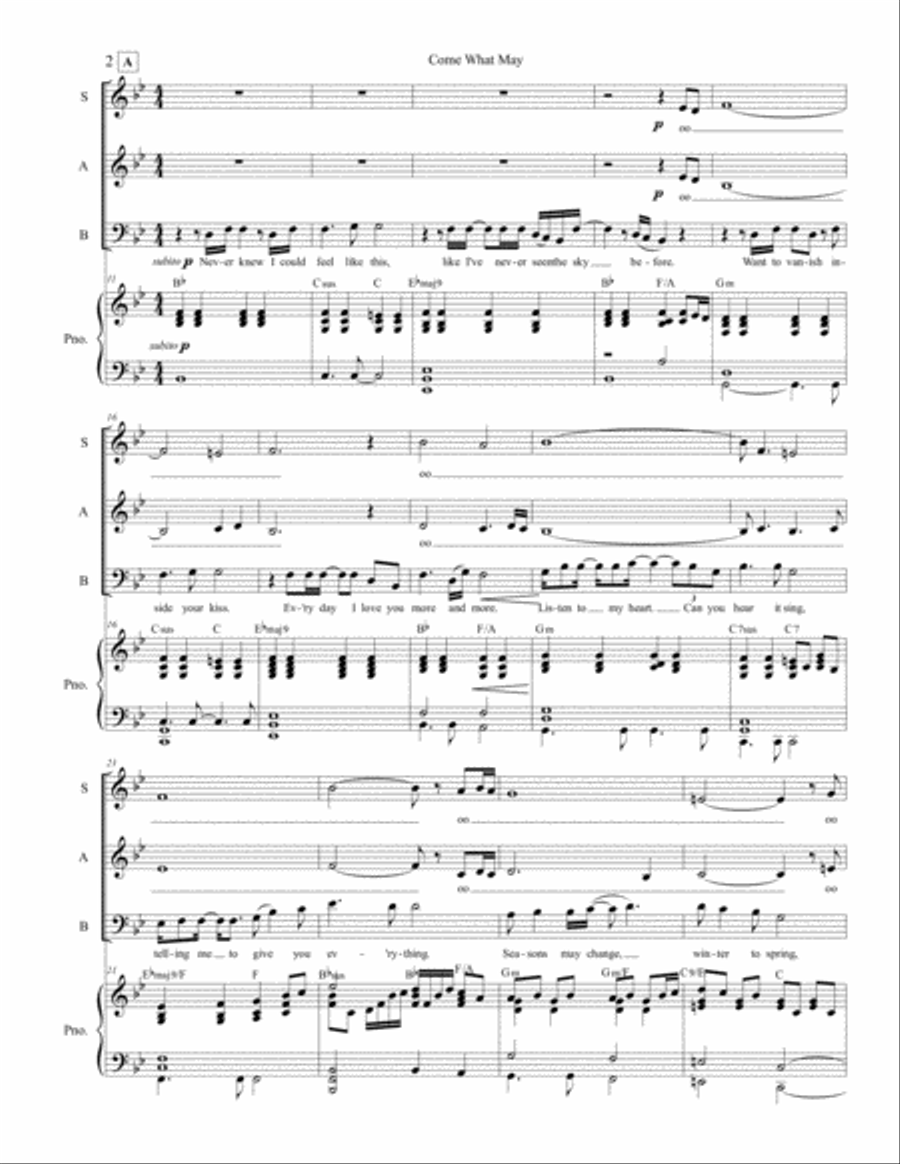Come What May 3-Part scores gallery preview page 2