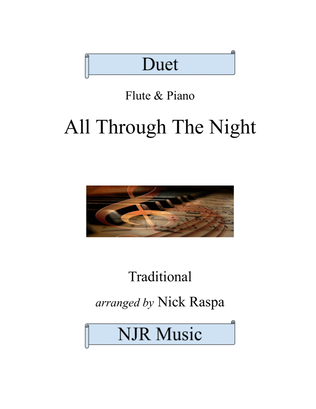 All Through The Night (Flute & Piano) Score & Parts