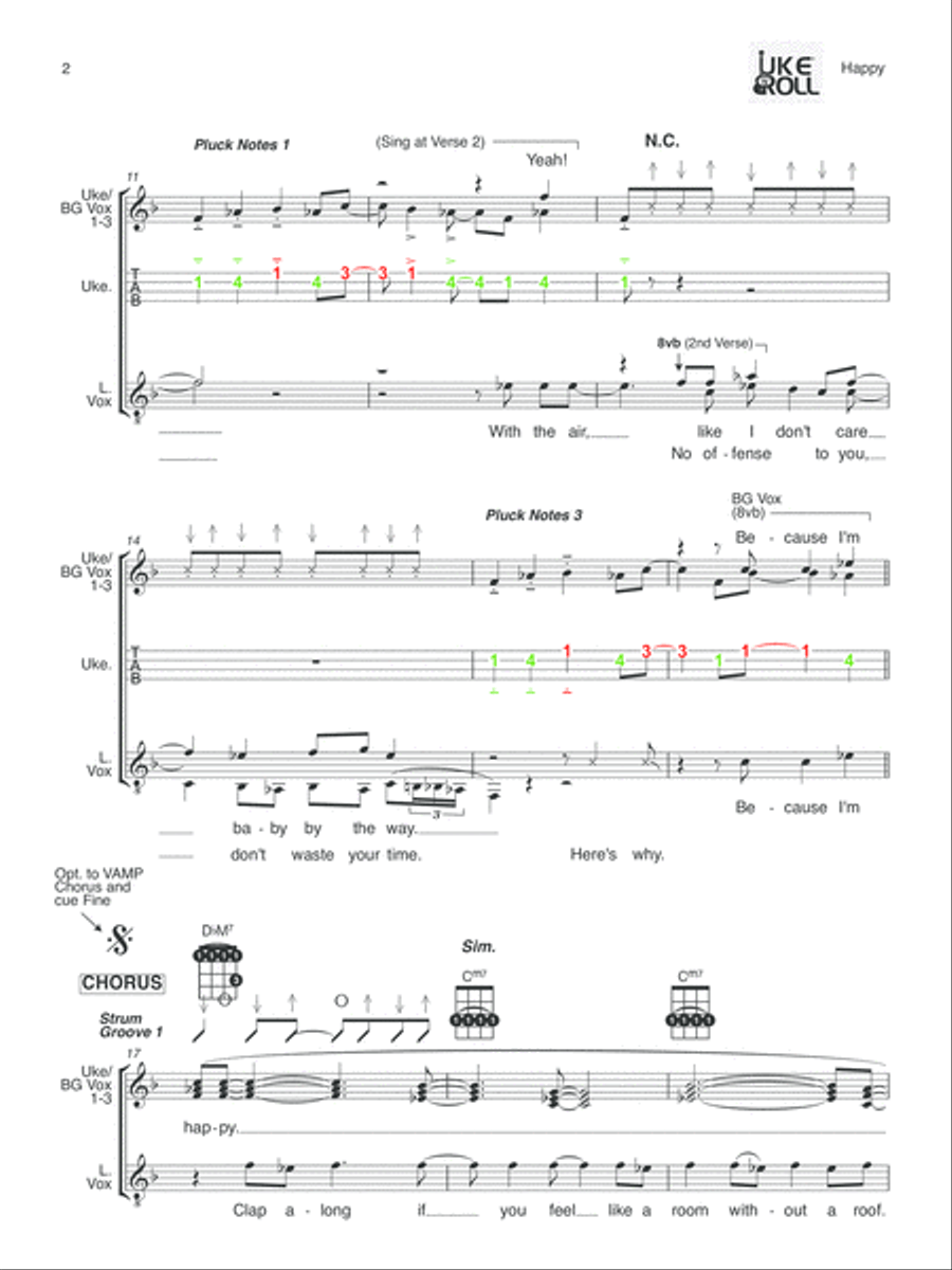Happy Happy High Voice scores gallery preview page 2