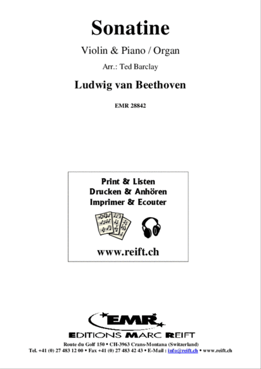 Sonatine Violin Solo scores gallery preview page 2