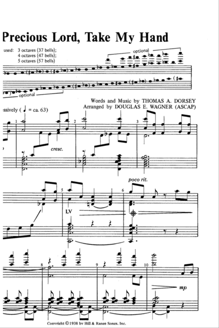 Precious Lord, Take My Hand 5-Octaves scores gallery preview page 9