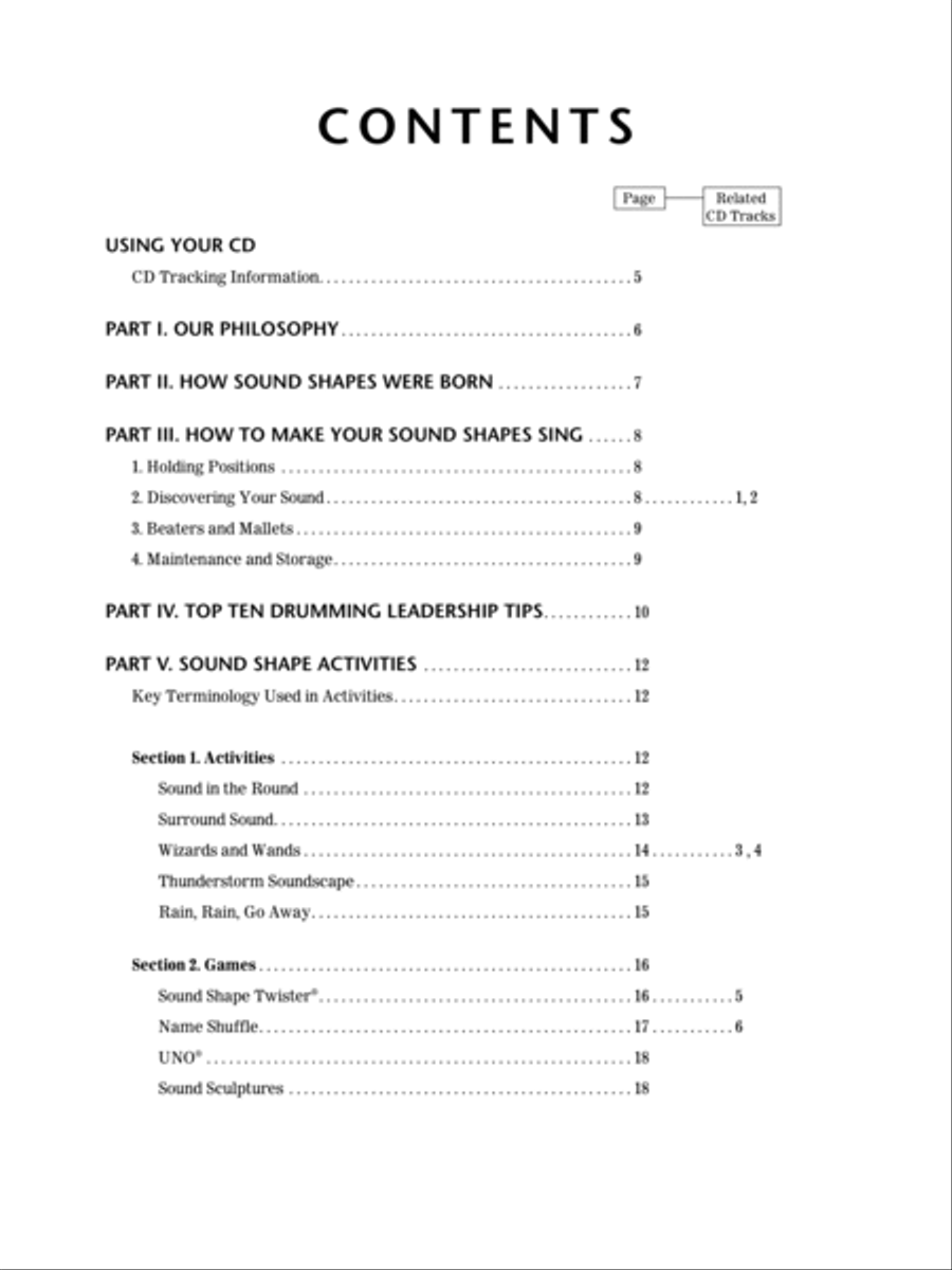 Sound Shape Playbook Percussion scores gallery preview page 2