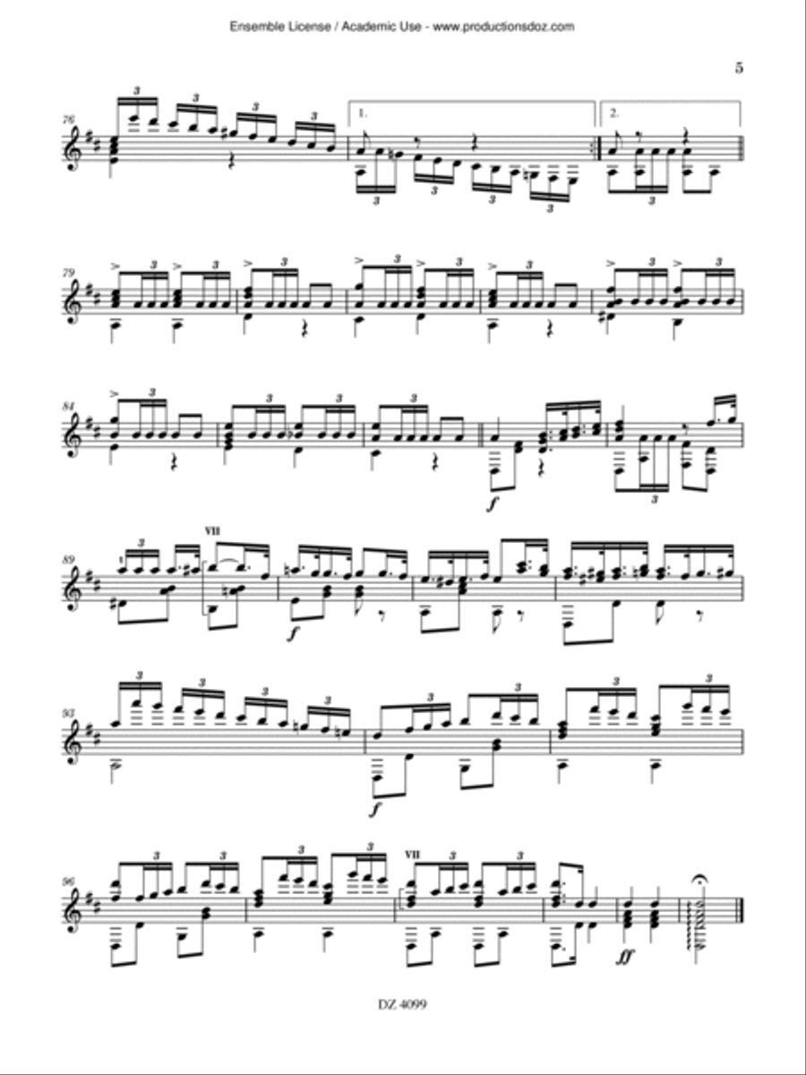 The Essential Justin Holland Classical Guitar scores gallery preview page 5