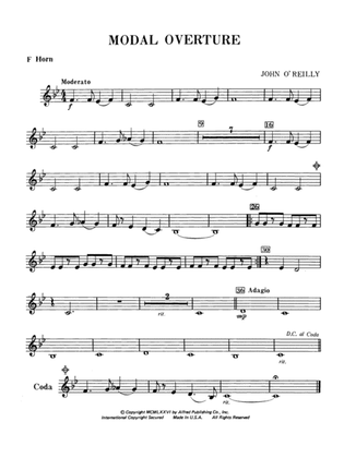 Modal Overture: 1st F Horn
