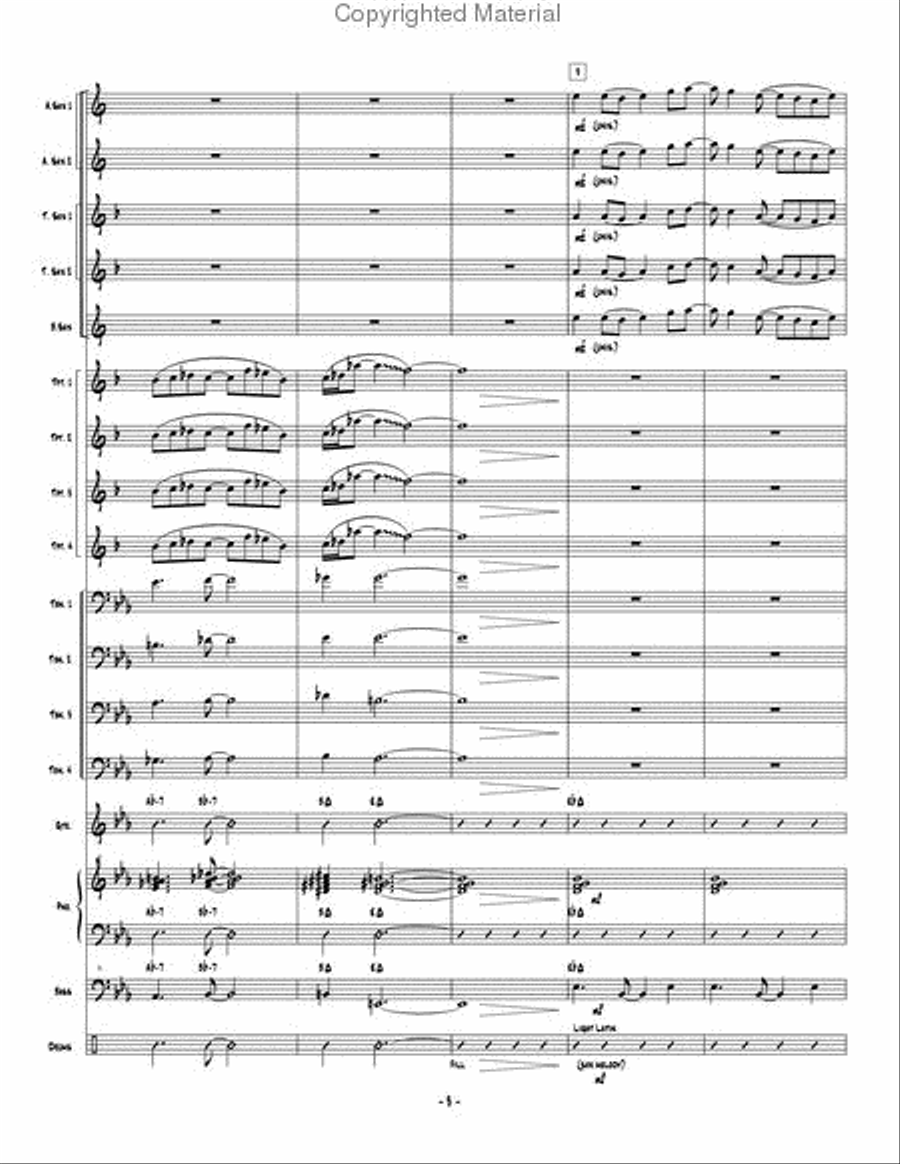 Amaryillis Jazz Ensemble scores gallery preview page 4