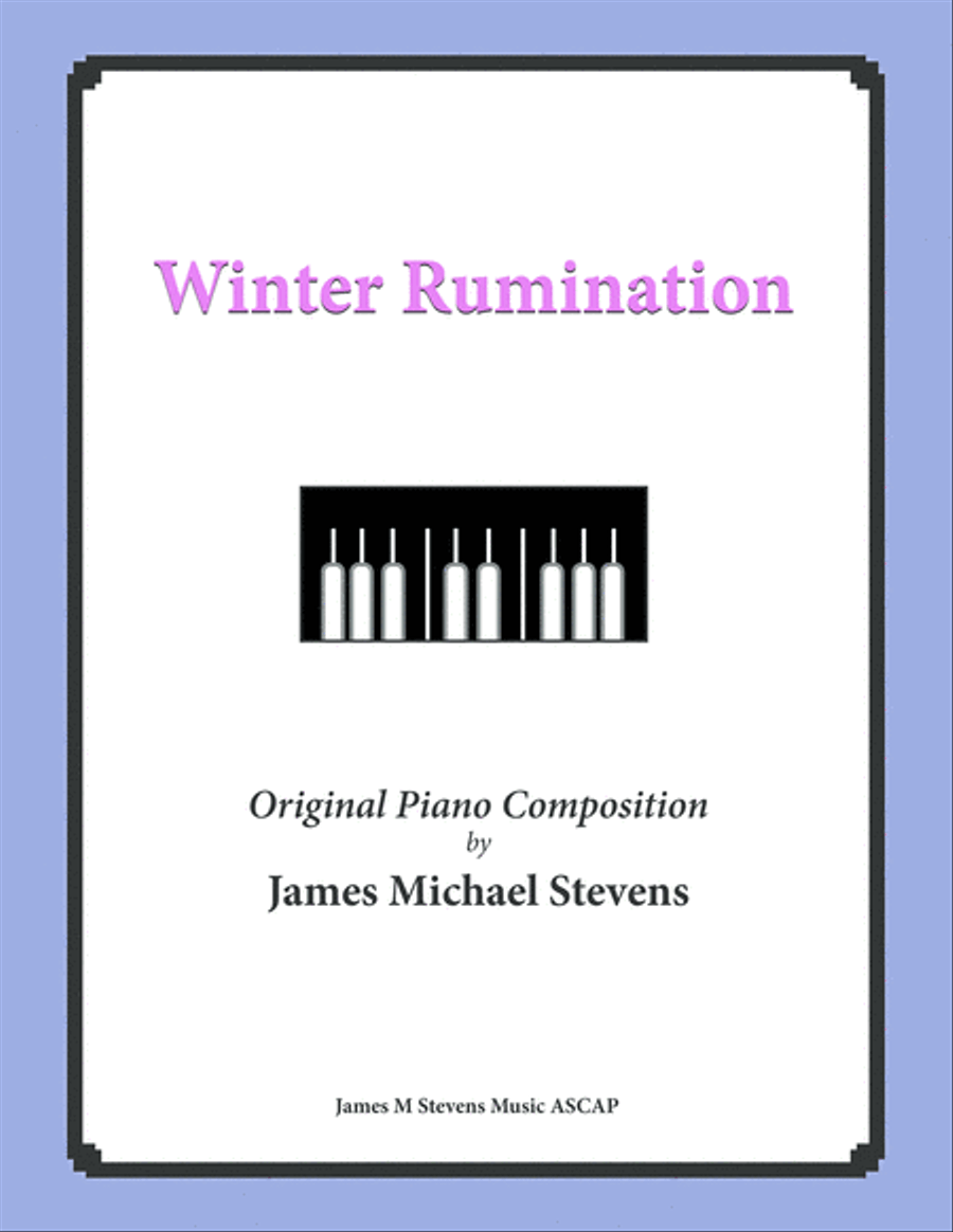 Winter Rumination (Reflective Piano) Piano Method scores gallery preview page 1