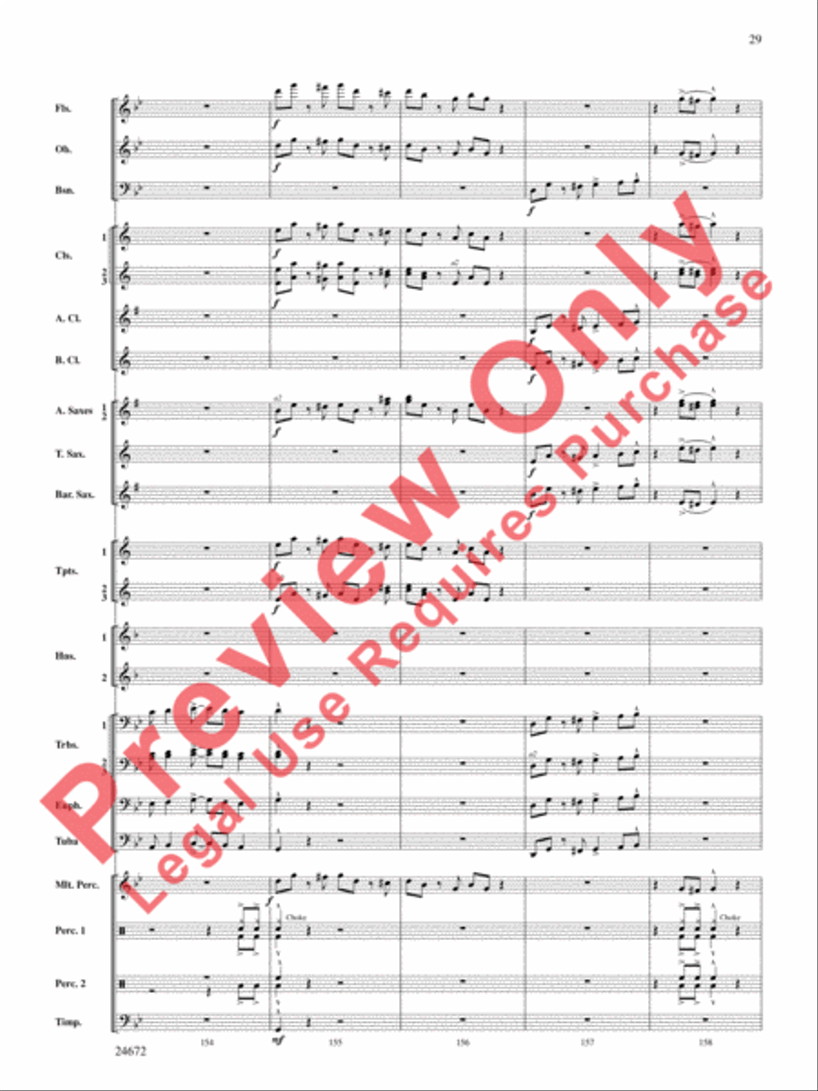 Buenaventura Concert Band scores gallery preview page 30