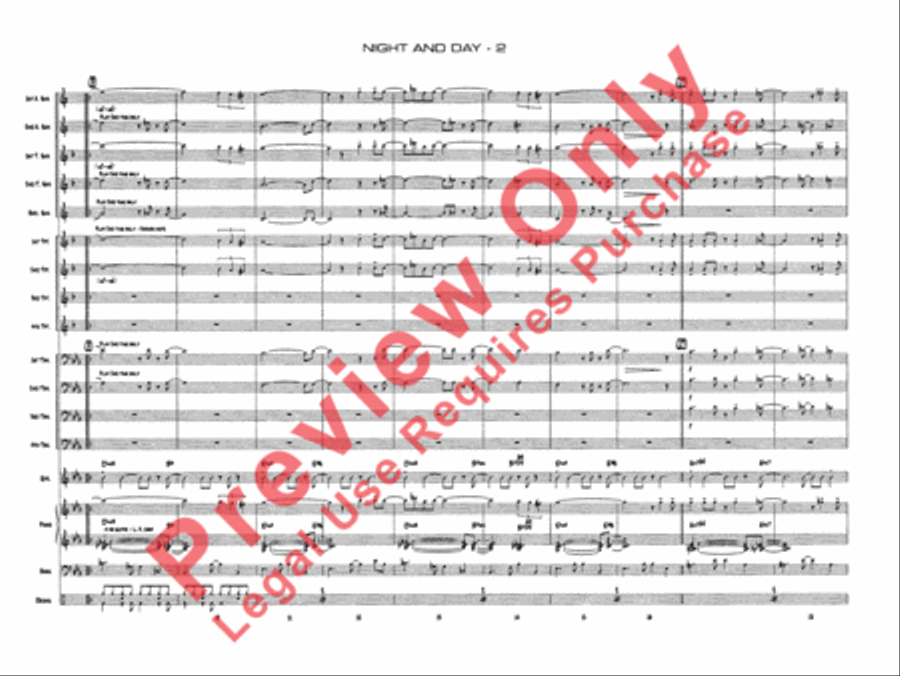 Night and Day Jazz Ensemble scores gallery preview page 5