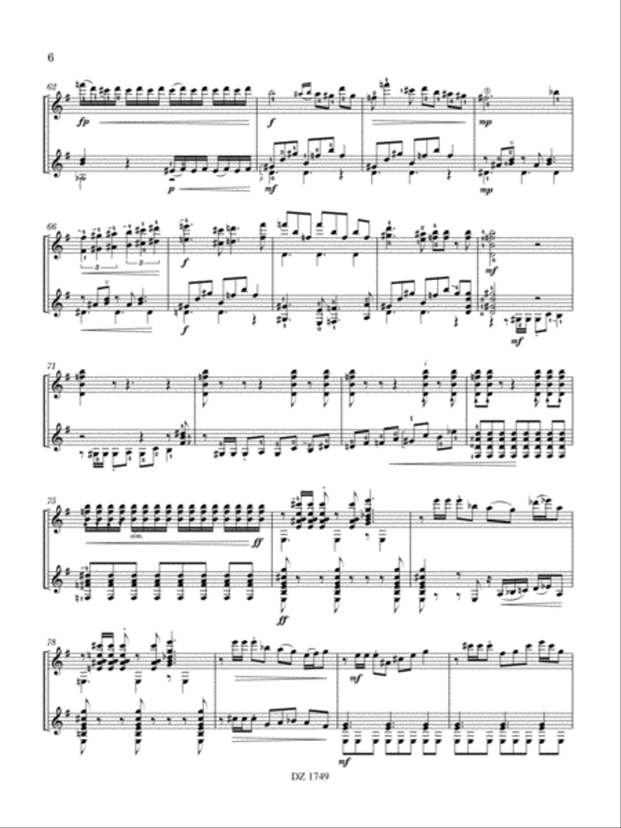 Sonata Lírica Classical Guitar scores gallery preview page 6