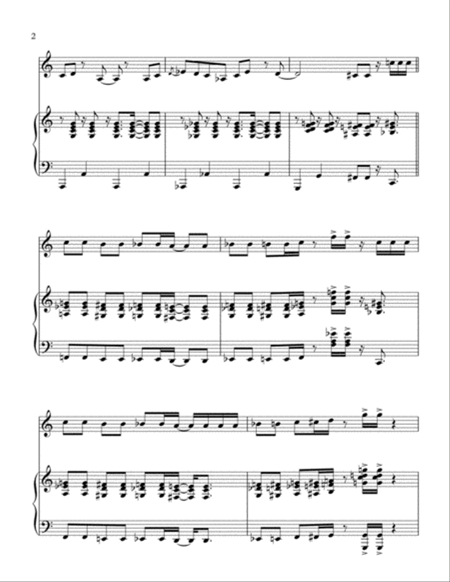 Sir Duke Trumpet Solo scores gallery preview page 3