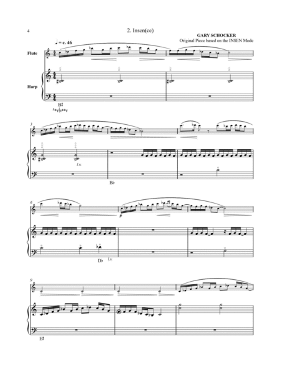 20 Japanese Melodies for Flute and Harp by Gary Schocker Flute