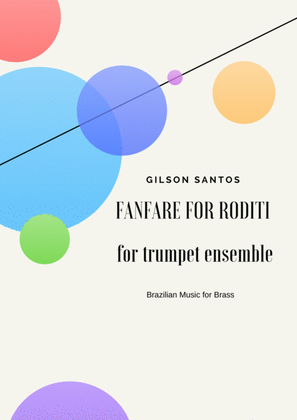 Book cover for FANFARRE FOR RODITI - Fanfare for twenty trumpets