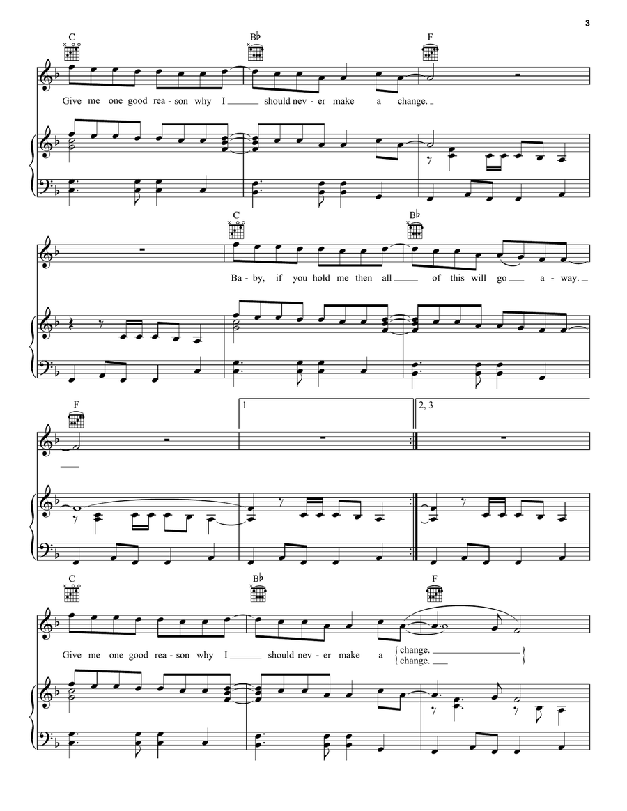 Budapest Piano, Vocal, Guitar scores gallery preview page 3