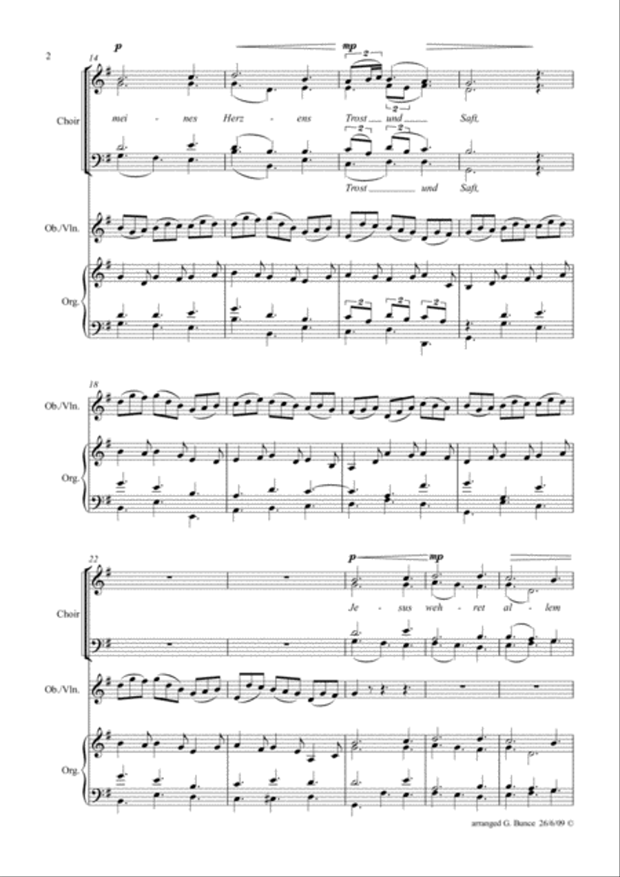 Jesu, Joy of Man's Desiring 4-Part scores gallery preview page 2