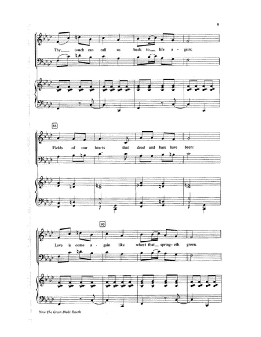 Now the Green Blade Riseth 3-Part scores gallery preview page 9