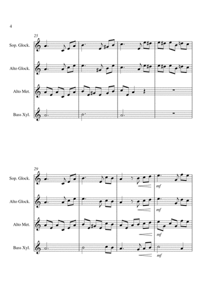 Fur Elise (Main Theme) - For Orff Ensemble image number null