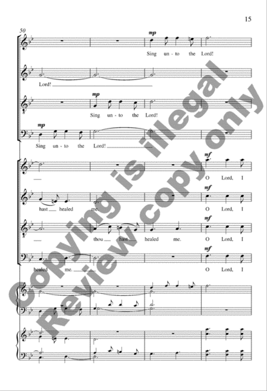 Mourning into Dancing from Suite Remembrance 4-Part scores gallery preview page 14
