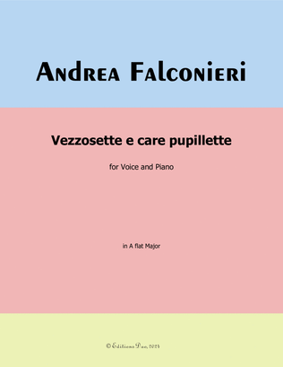 Vezzosette e care pupillette, by Andrea Falconieri, in A flat Major