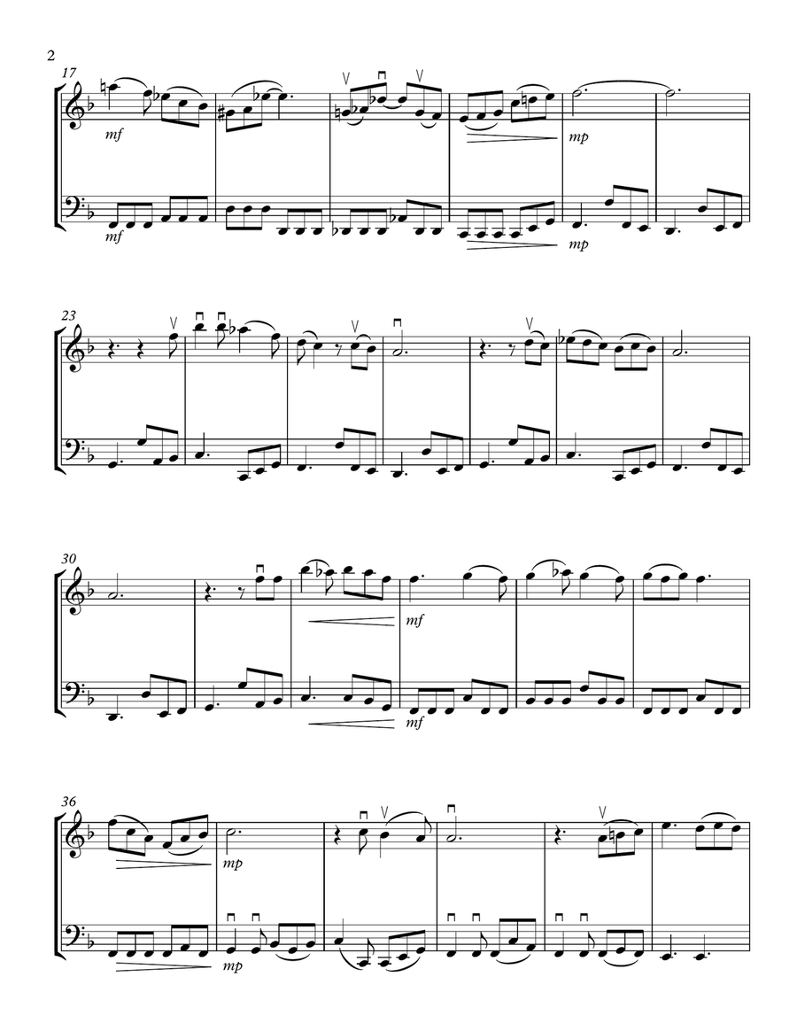 At Last String Duet scores gallery preview page 2