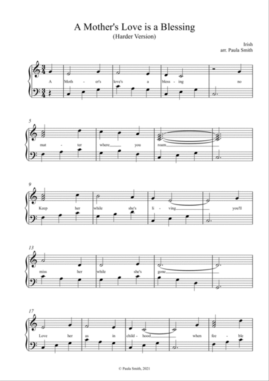 Irish Blessings Harp scores gallery preview page 3