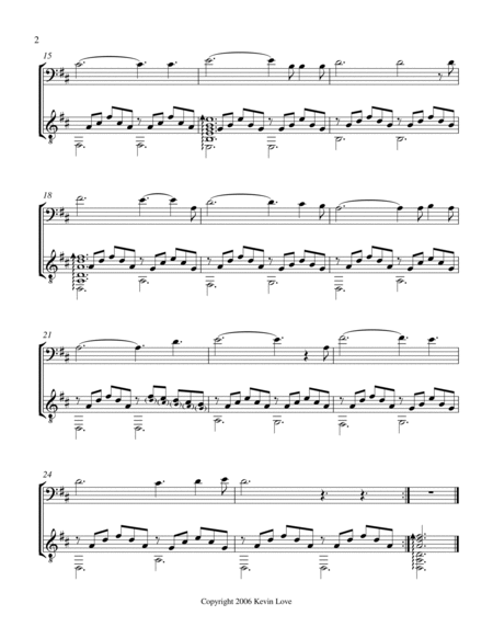 O Holy Night (Cello and Guitar) - Score and Parts image number null