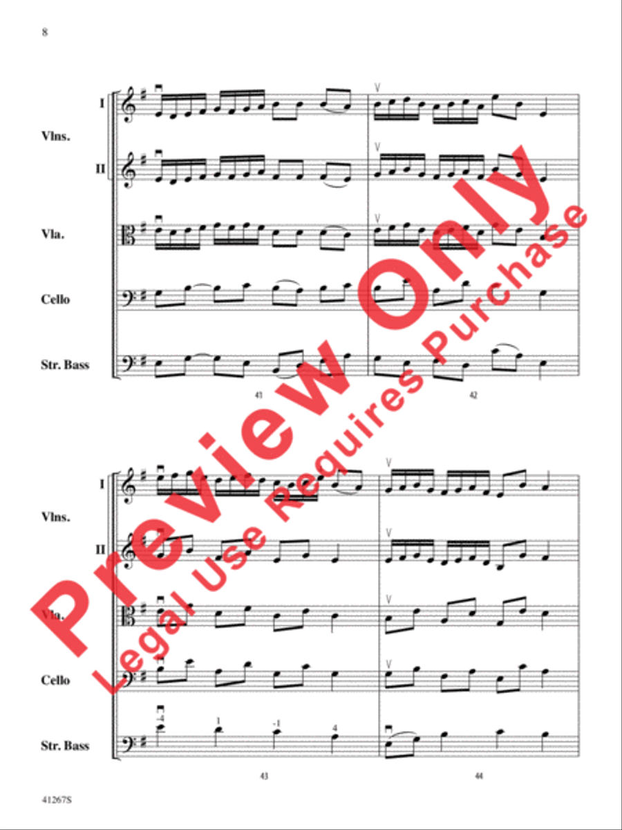 Paean Paean String Orchestra scores gallery preview page 9